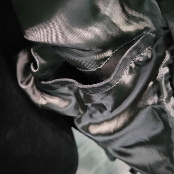 Leather Fashion Jacket With Multiple Zippers And Inside Pocket Women's M - Picture 7 of 10